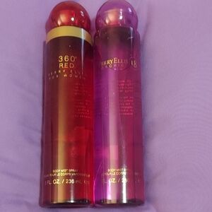 Perry Ellis 360 Red and Orchid 18 Body Mist Duo